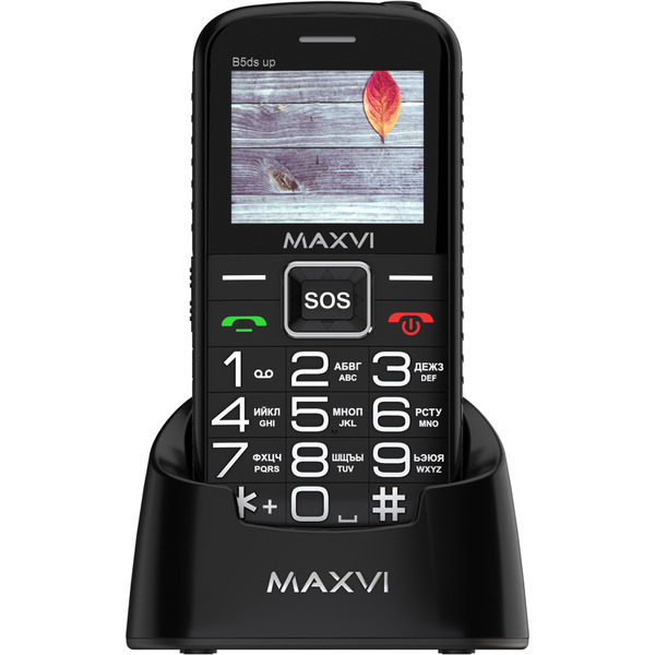 Мобильный телефон Maxvi B5ds up (черный)