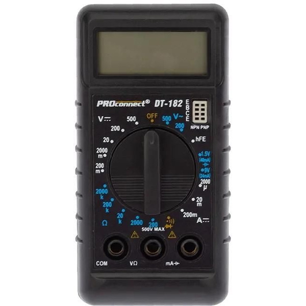 Портативный мультиметр PROconnect М-182 (DT-182) 13-3014