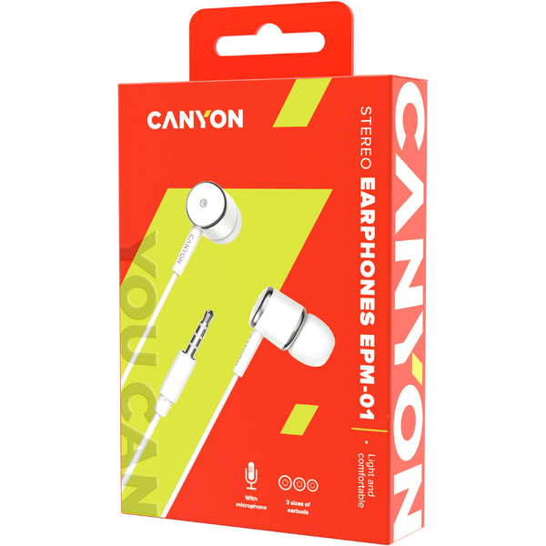 Наушники CANYON CNE-CEPM01W