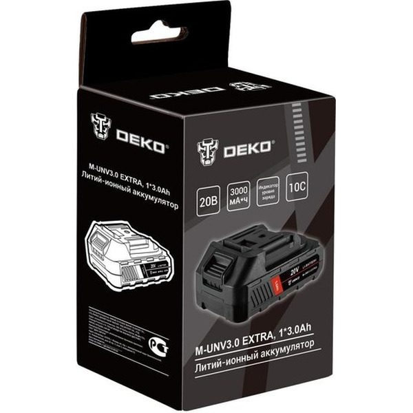 Аккумулятор Deko M-UNV3.0 Extra 081-1035 (20В/3 Ач)