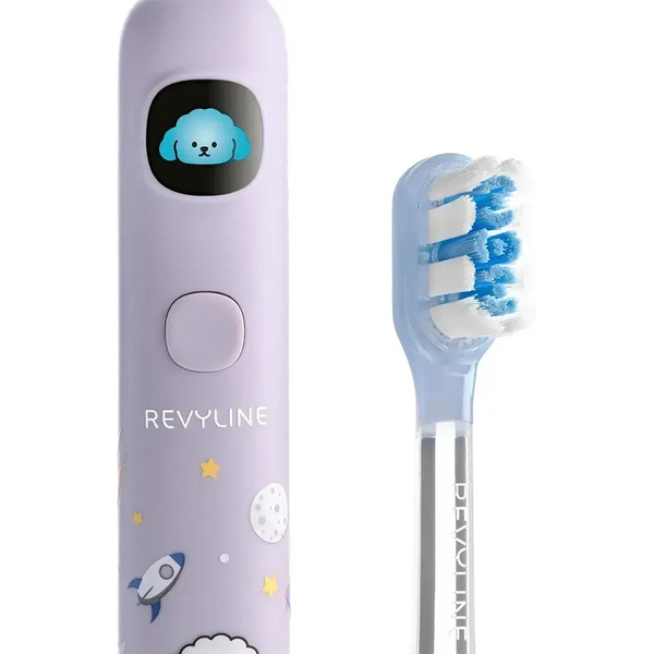 Детская звуковая зубная щетка Revyline RL 095 Kids (сиреневый)