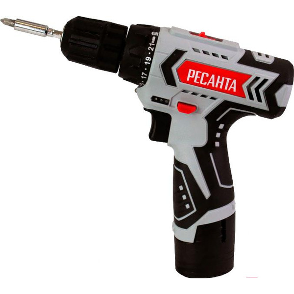 Дрель-шуруповерт Ресанта ДА-12-2ЛК (75/14/2)