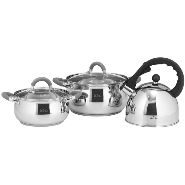 Набор посуды LARA Bell LR02-103 + чайник