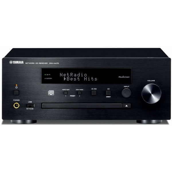Сетевой CD-ресивер YAMAHA CRX-N470 (черный)