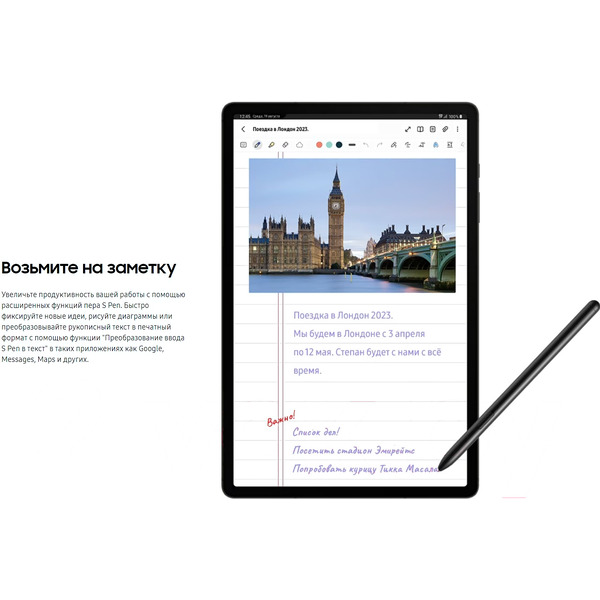 Планшет Samsung Galaxy Tab S9 5G SM-X716 8GB/128GB (серый)