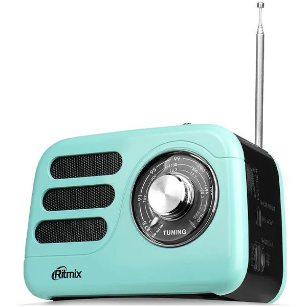 Радиоприёмник RITMIX RPR-033 (лазурный)