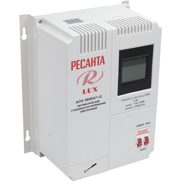 Стабилизатор напряжения Ресанта Lux АСН-5000Н/1-Ц (63/6/16)