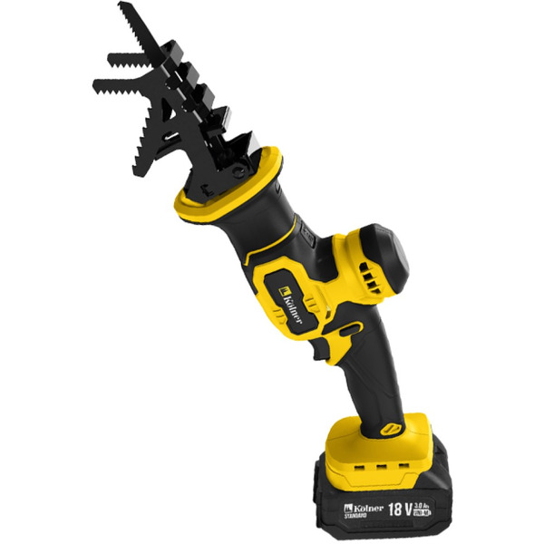 Пила сабельная аккумуляторная Kolner KRS 18-65-1 (АКБ 3.0Ач, ЗУ)
