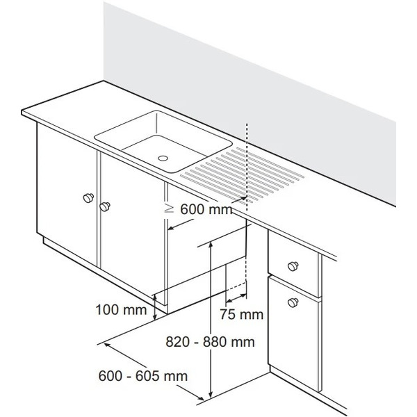 Встраиваемая посудомоечная машина LG DB242TX