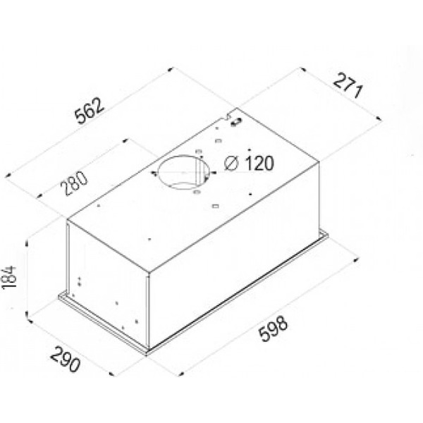 Вытяжка Ciarko Brutto 60 black
