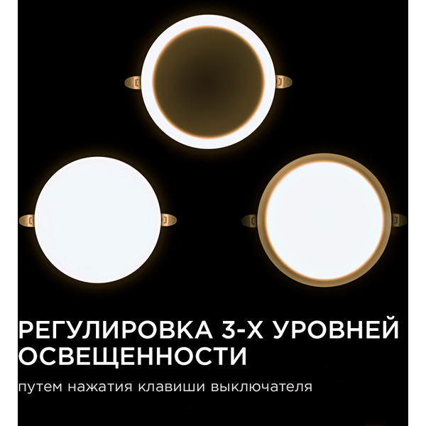 Панель светодиодная встраиваемая APEYRON 06-108