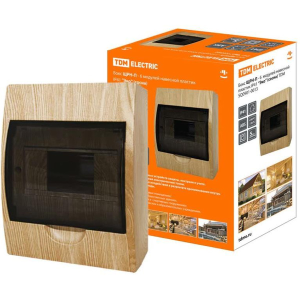 Бокс пластиковый TDM ЩРН-П-6 SQ0901-0013