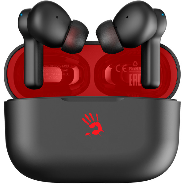 Наушники A4Tech Bloody M30 (черный/красный)