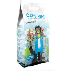 Наполнитель для туалета Cat's Way Carbon Effect 10 л