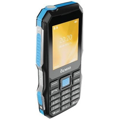 Мобильный телефон Olmio X04 (черный/синий)