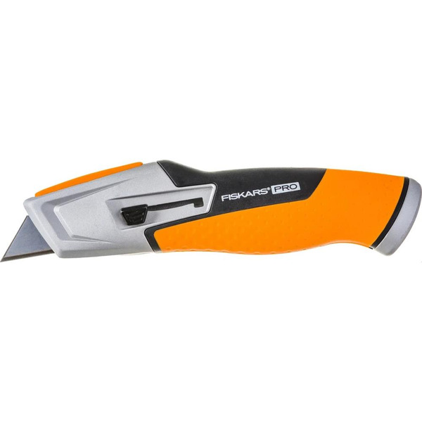 Строительный нож с выдвижным сменным лезвием Fiskars CarbonMax 1027223