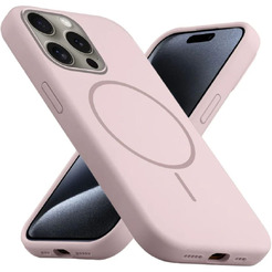 Бампер Bingo Silicone Magnetic для APPLE iPhone 15 Pro Пудровый