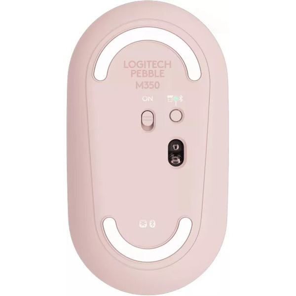 Мышь Logitech M350 Pebble (розовый)