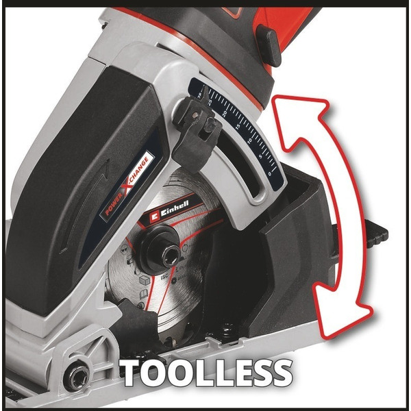 Циркулярная пила Einhell TE-CS 18/89 Li - Solo (4331100) без АКБ и ЗУ
