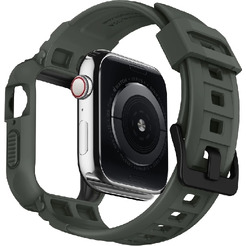 Ремешок с чехлом SPIGEN RUGGED ARMOR PRO для APPLE WATCH MILITARY GREEN 062CS26016
