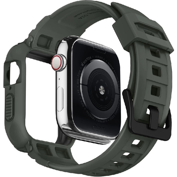 Ремешок с чехлом SPIGEN RUGGED ARMOR PRO для APPLE WATCH MILITARY GREEN 062CS26016