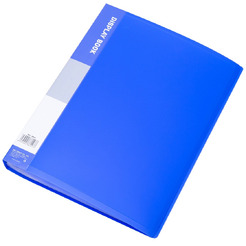 Папка на 40 файлов DELI 38147BLUE