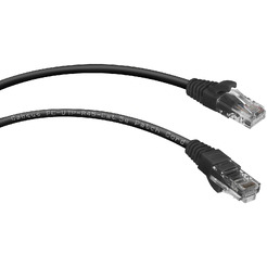 Кабель Cabeus PC-UTP-RJ45-CAT.5E-3M-BK