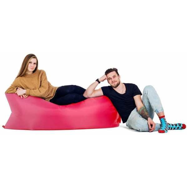 Надувной диван БИВАН Классический BVN18-CLS-PNK (розовый)