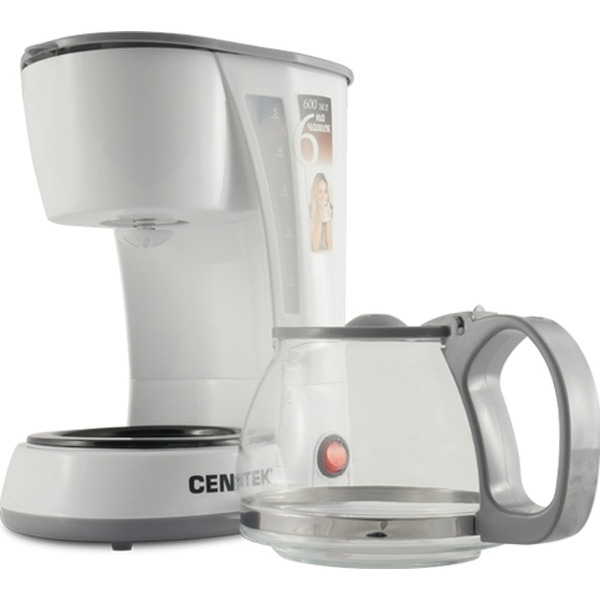 Кофеварка Centek CT-1142 белая