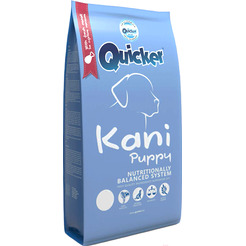 Сбалансированный корм для щенков всех пород Quicker 13001 Kani Puppy (мясо/рыба) 10кг