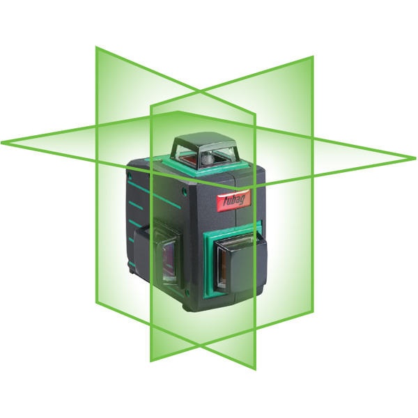 Лазерный нивелир FUBAG Pyramid 30G V2х360H360 3D зеленый луч (31632)