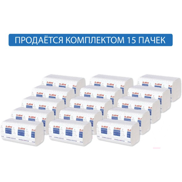 Бумажные полотенца Laima UNIVERSAL WHITE PLUS 111343 (15 шт)
