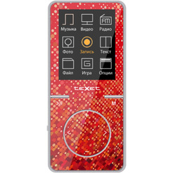 Mp3-плеер TEXET T-48 8 ГБ красный