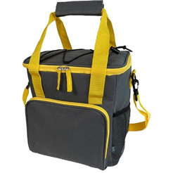 Сумка изотермическая MIRU 9047 13л (серый/желтый)