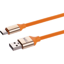Кабель TDM Electric USB Type-A - USB Type-C SQ1810-0314 (1 м, оранжевый)