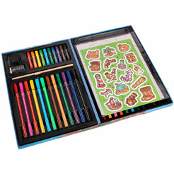 Набор для рисования Юнландия Набор юного художника 665674 (75пр)