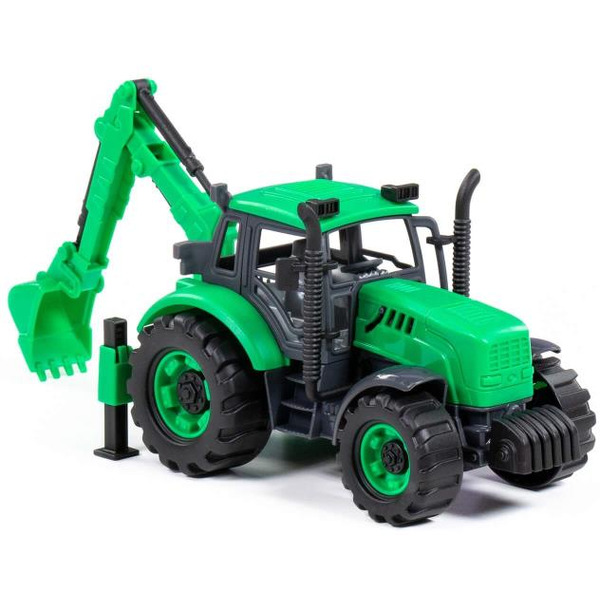 Экскаватор Полесье 94612 Прогресс (зелёный)
