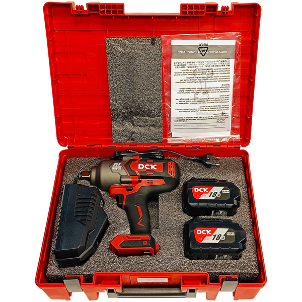 Гайковерт DCK KDPB998 (TYPE H2K) с 2-мя АКБ