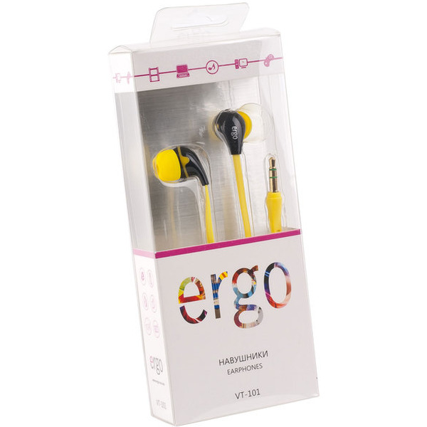 VT-101 Yellow Наушники ERGO