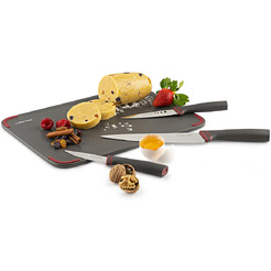 Набор из 3 ножей и разделочной доски RONDELL Strike RD-1491