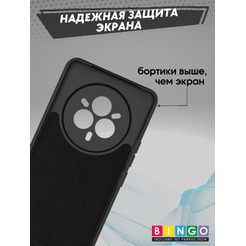 Бампер BINGO Liquid TPU REALME 14 Pro (черный)