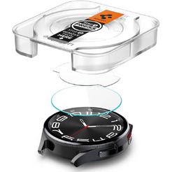 Защитное стекло Spigen EZ FIT Glas.TR для Galaxy Watch 6 Classic (43mm) AGL07067 (2шт)