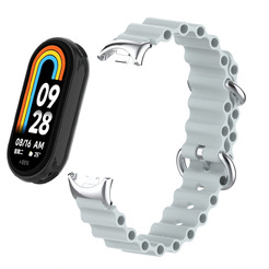 Ремешок Bingo Ocean для XIAOMI Mi Band 8 Серый