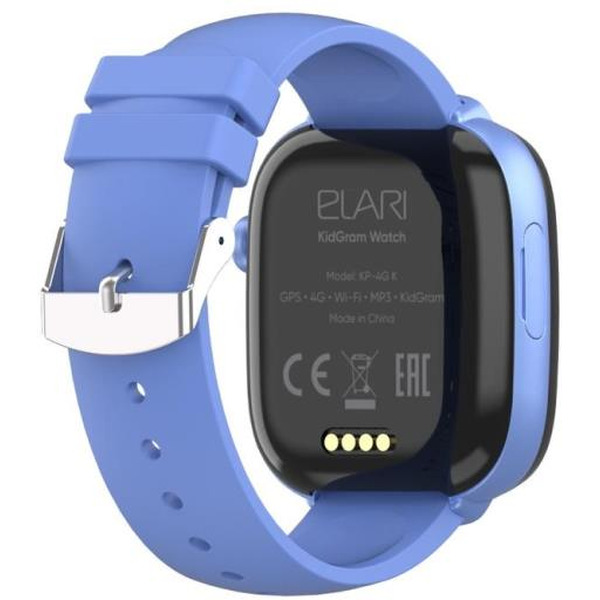 Детские умные часы Elari KidGram Watch 4G KP-4G-K (синий)