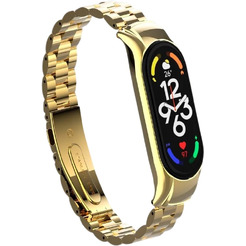 Ремешок Bingo Stainless для XIAOMI Mi Band 7 (золотистый)