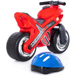 Каталка Полесье МХ со шлемом 46765