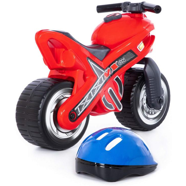 Каталка Полесье МХ со шлемом 46765