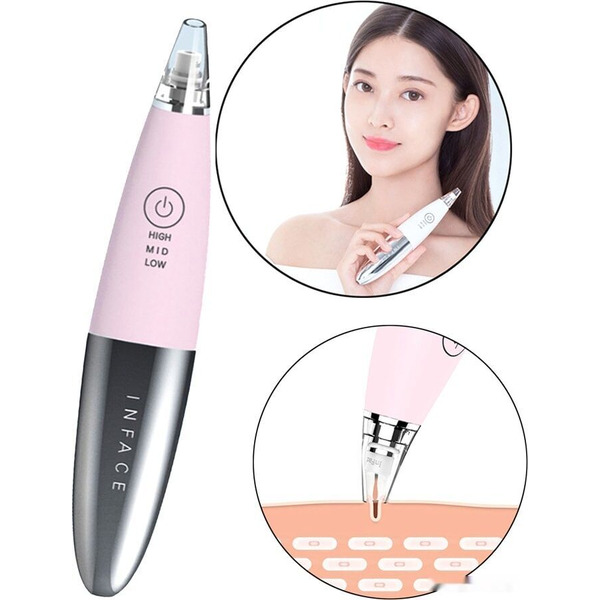 Прибор для вакуумной чистки InFace MS7000 (розовый)