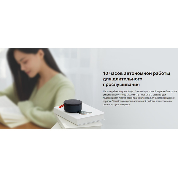 Портативная колонка Xiaomi Mi Portable Bluetooth Speaker (Grey)