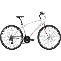 Велосипед Stark Terros 28.2 V белый матовый/красный, серый 18" HQ-0014209